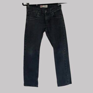 Levi's 511 Slim-fit, Boys/Kids, Black, Cotton Denim Jeans